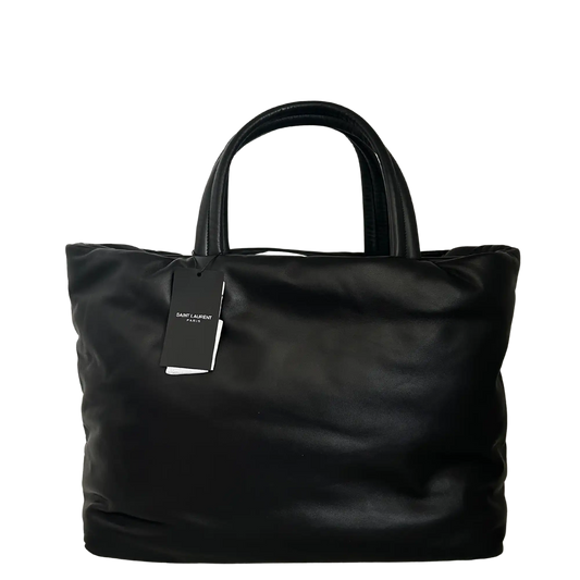 Saint Laurent Bag New Tote 1000 black Shopper Lammleder / ungetragen Saint Laurent