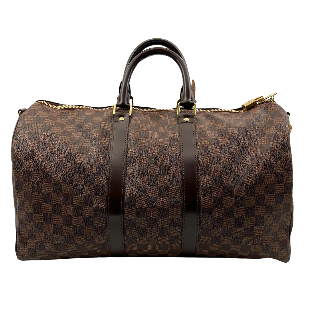 Louis Vuitton Keepall 45 Damier Ebene Weekender Fullset / gut Louis Vuitton