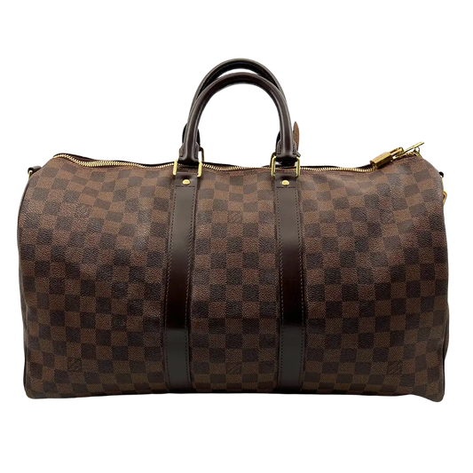 Louis Vuitton Keepall 45 Damier Ebene Weekender Fullset / gut Louis Vuitton