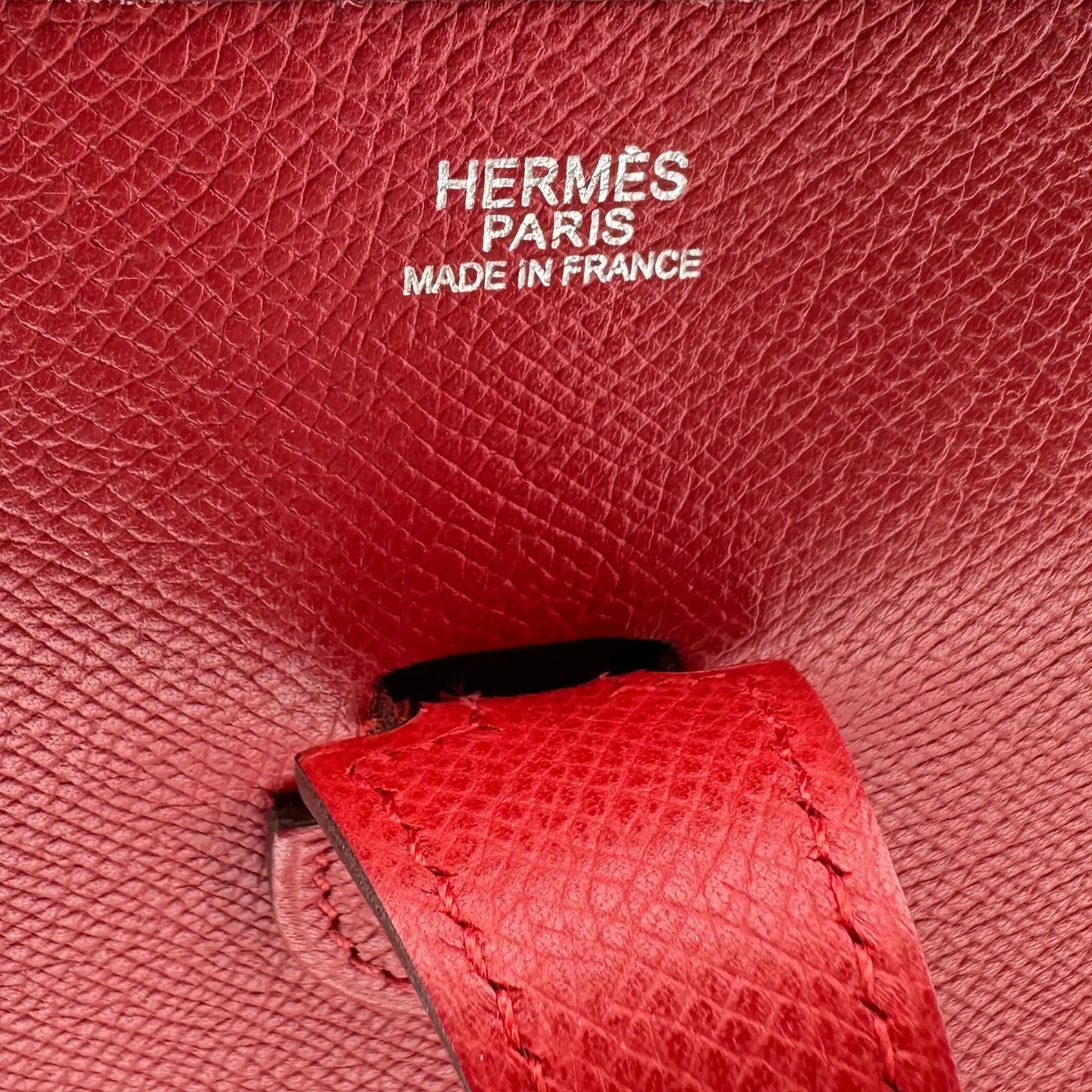 Hermès Evelyne 29 Rubis Taurillon Clemence Palladium 2005 / sehr gut Hermès