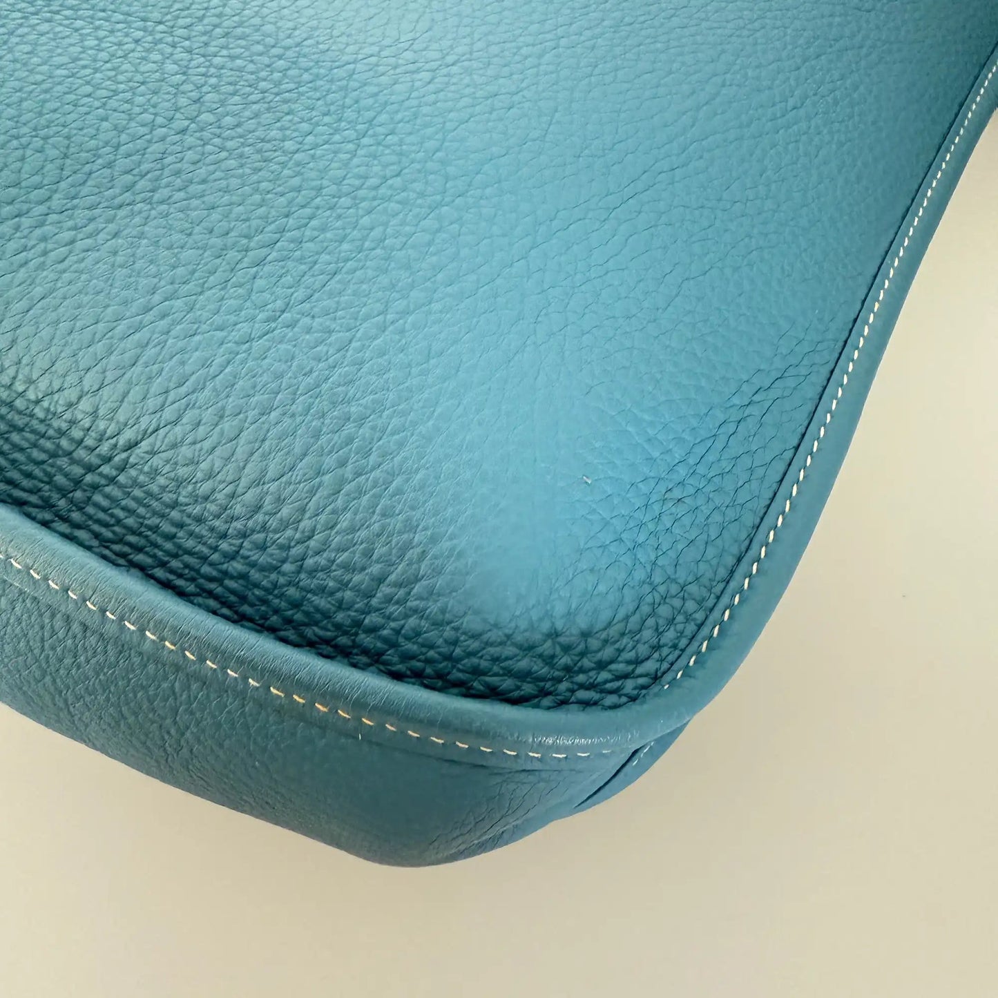 Hermès Evelyne III 29 blau Clemence Palladium Fullset 2010 / sehr gut Hermès