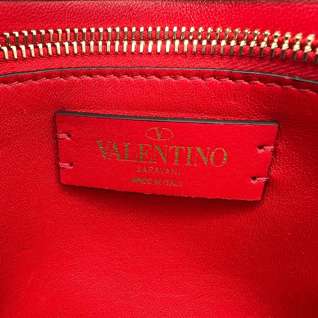 Valentino Garavani Rockstud Handtasche Leder schwarz / sehr gut Valentino