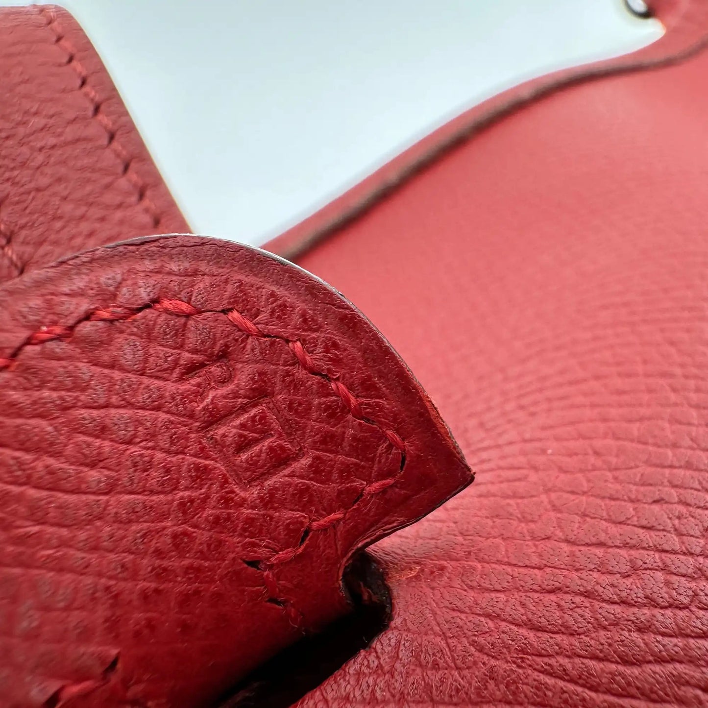 Hermès Evelyne 29 Rubis Taurillon Clemence Palladium 2005 / sehr gut Hermès