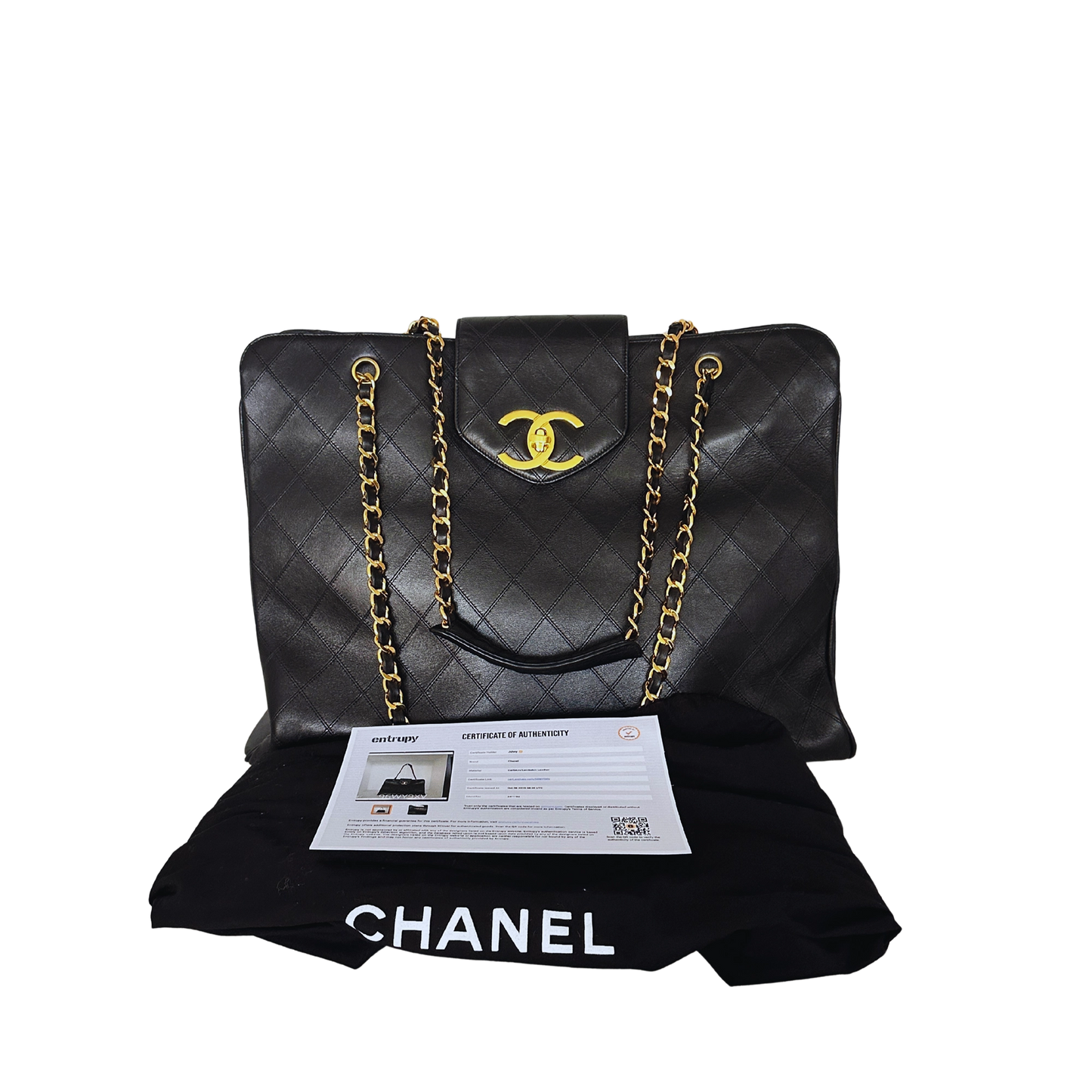 Chanel Supermodel Weekender Vintage 24k vergoldet mit ID Card / Invest / sehr gut Chanel