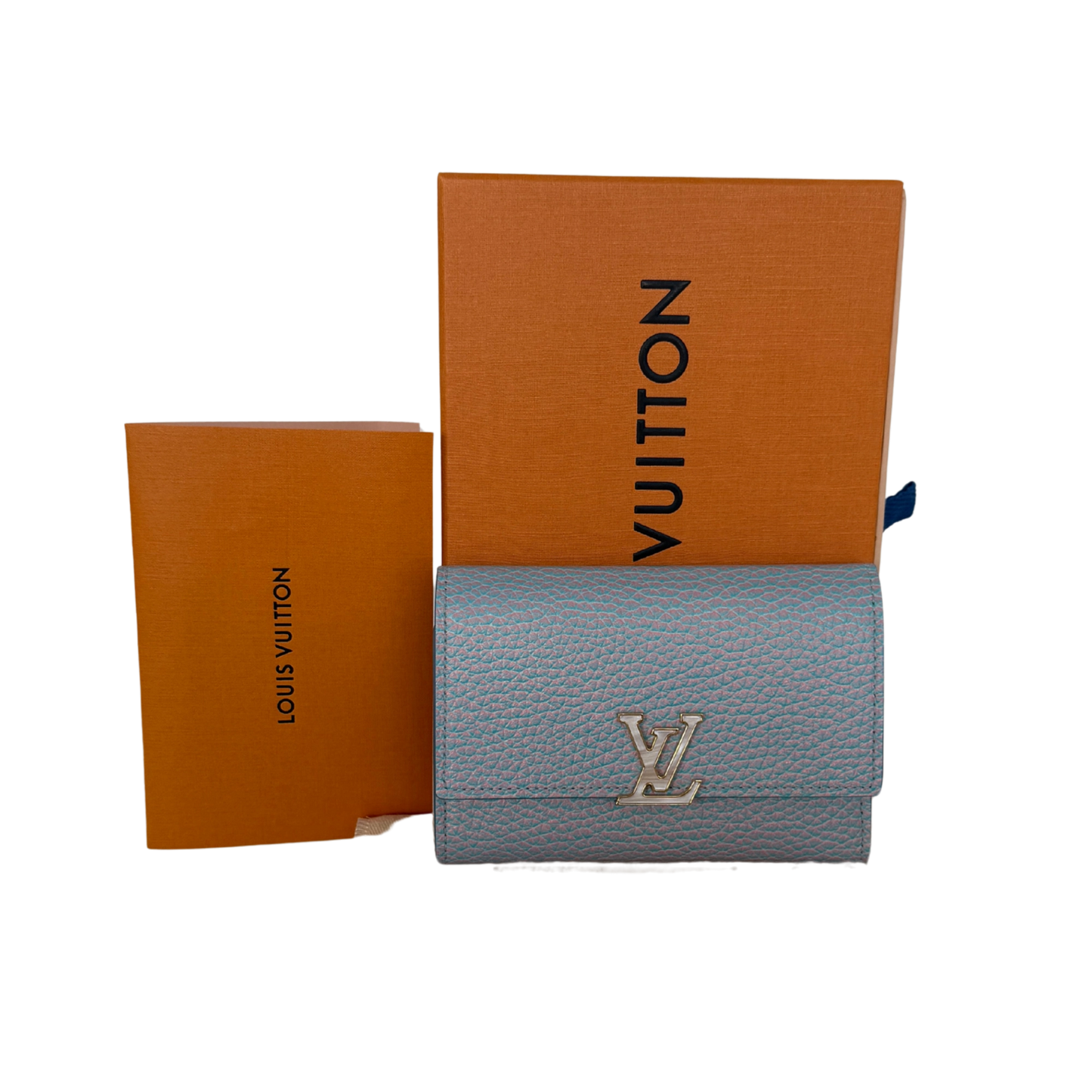 Louis Vuitton Capucines Compact Geldbörse lilac Fullset / neuwertig Louis Vuitton
