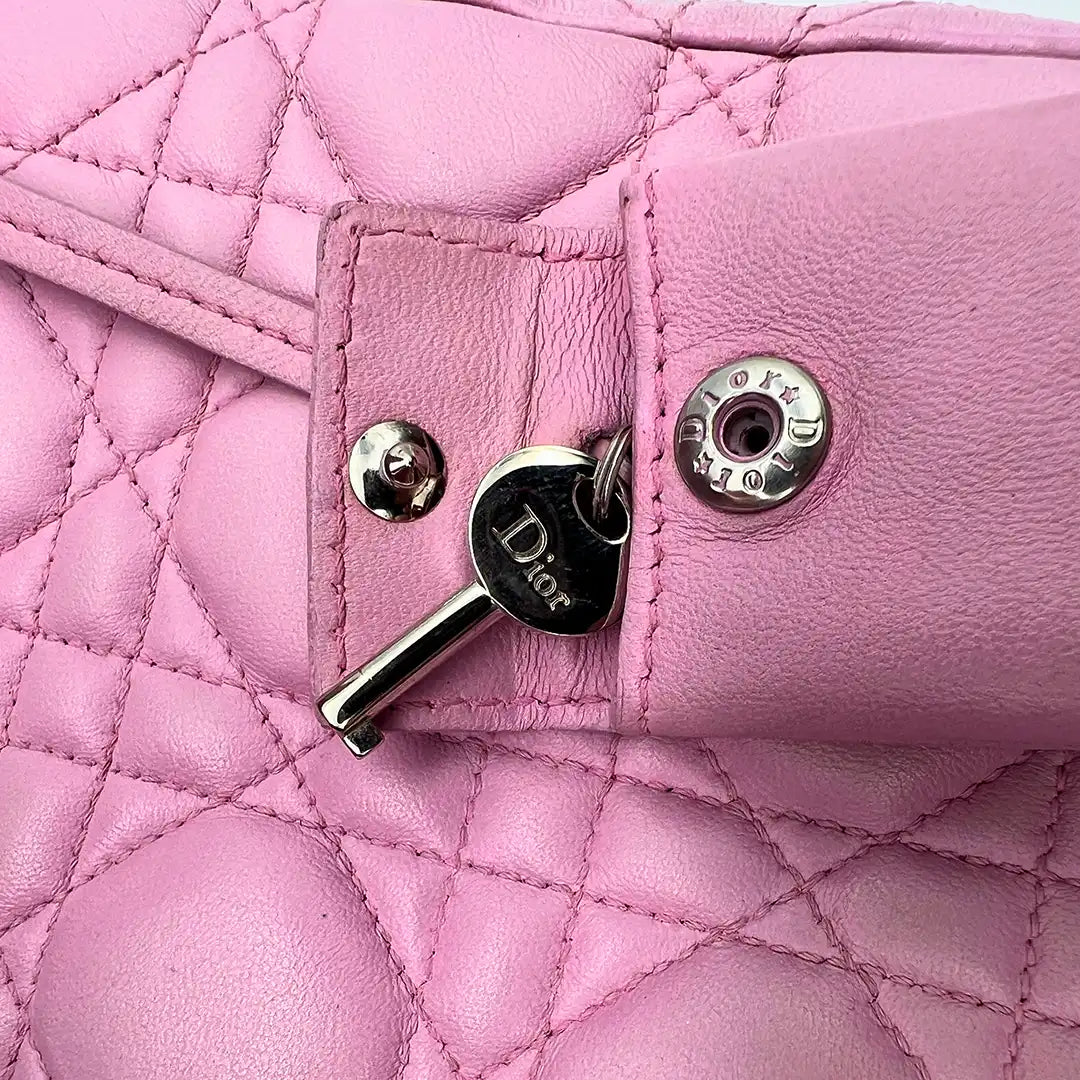 Dior Miss Dior Promenade Clutch Large Leder / Rosa Barbie key