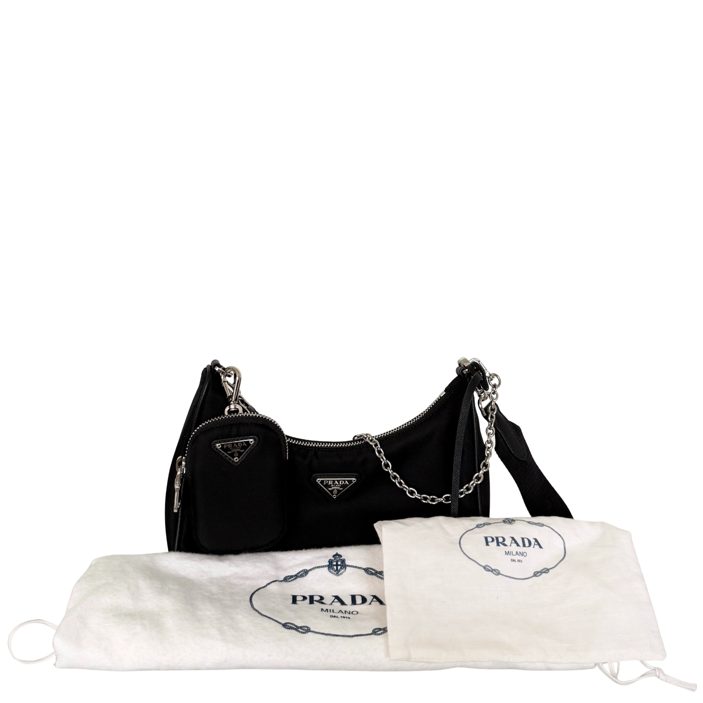 Prada Re-Edition 2005 aus Re-Nylon Schwarz / neuwertig Prada