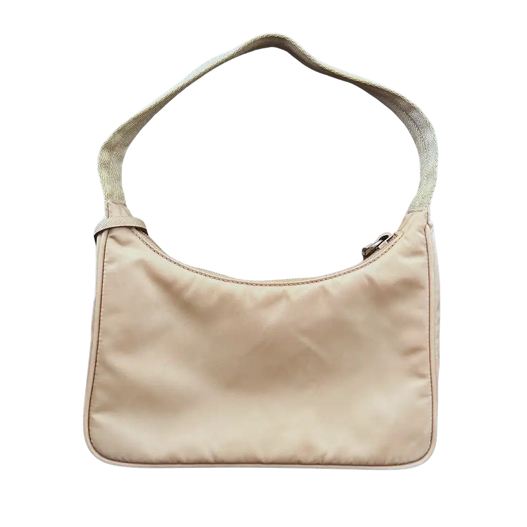 Prada Re-Edition 2000 Mini Bag aus Re-Nylon beige / sehr gut Prada