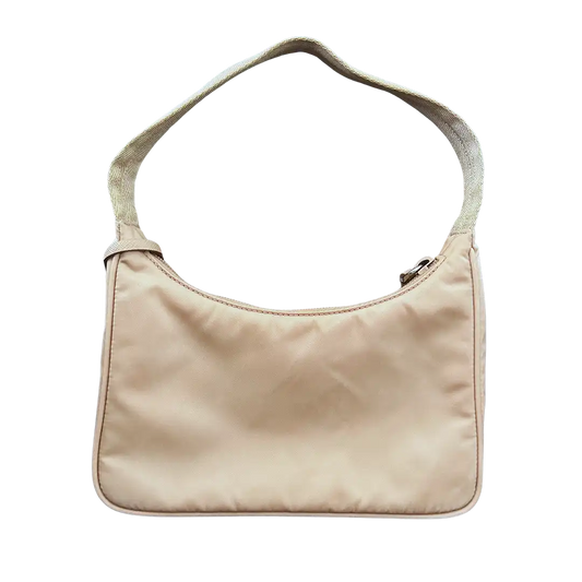 Prada Re-Edition 2000 Mini Bag aus Re-Nylon beige / sehr gut Prada