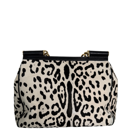 Dolce & Gabbana Miss Sicily Leopard Muster Pferdehaar / gut Dolce & Gabbana