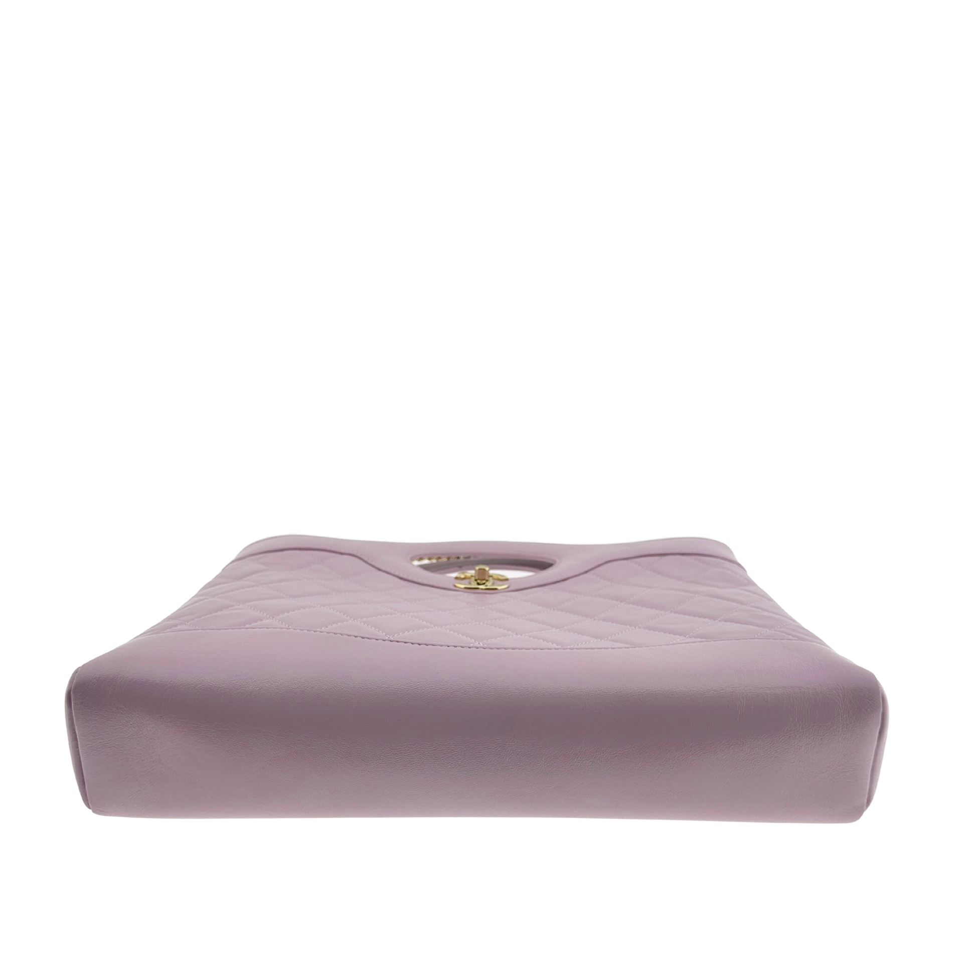 Chanel 31 light purple glänzendes Lammleder Shopper / sehr gut Louis Vuitton