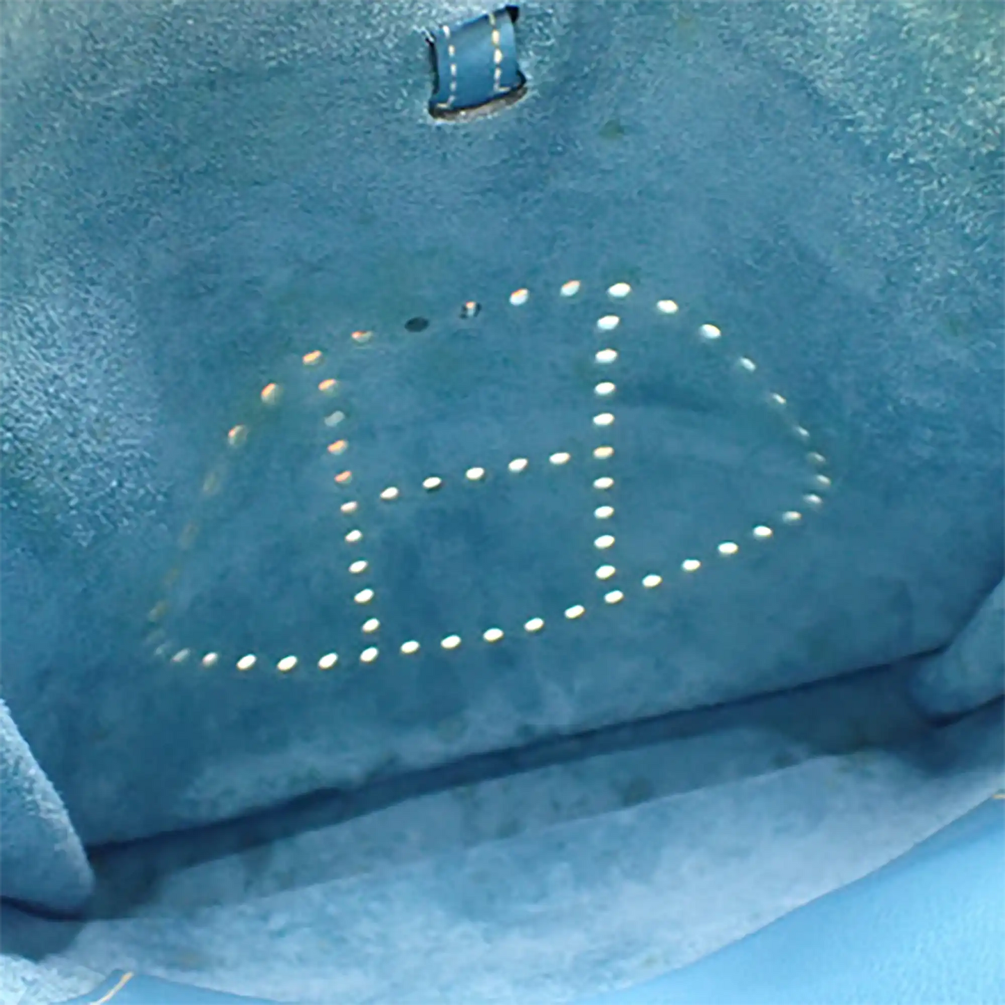 Hermès Evelyne III 29 blau Clemence Palladium Fullset 2010 / sehr gut Hermès
