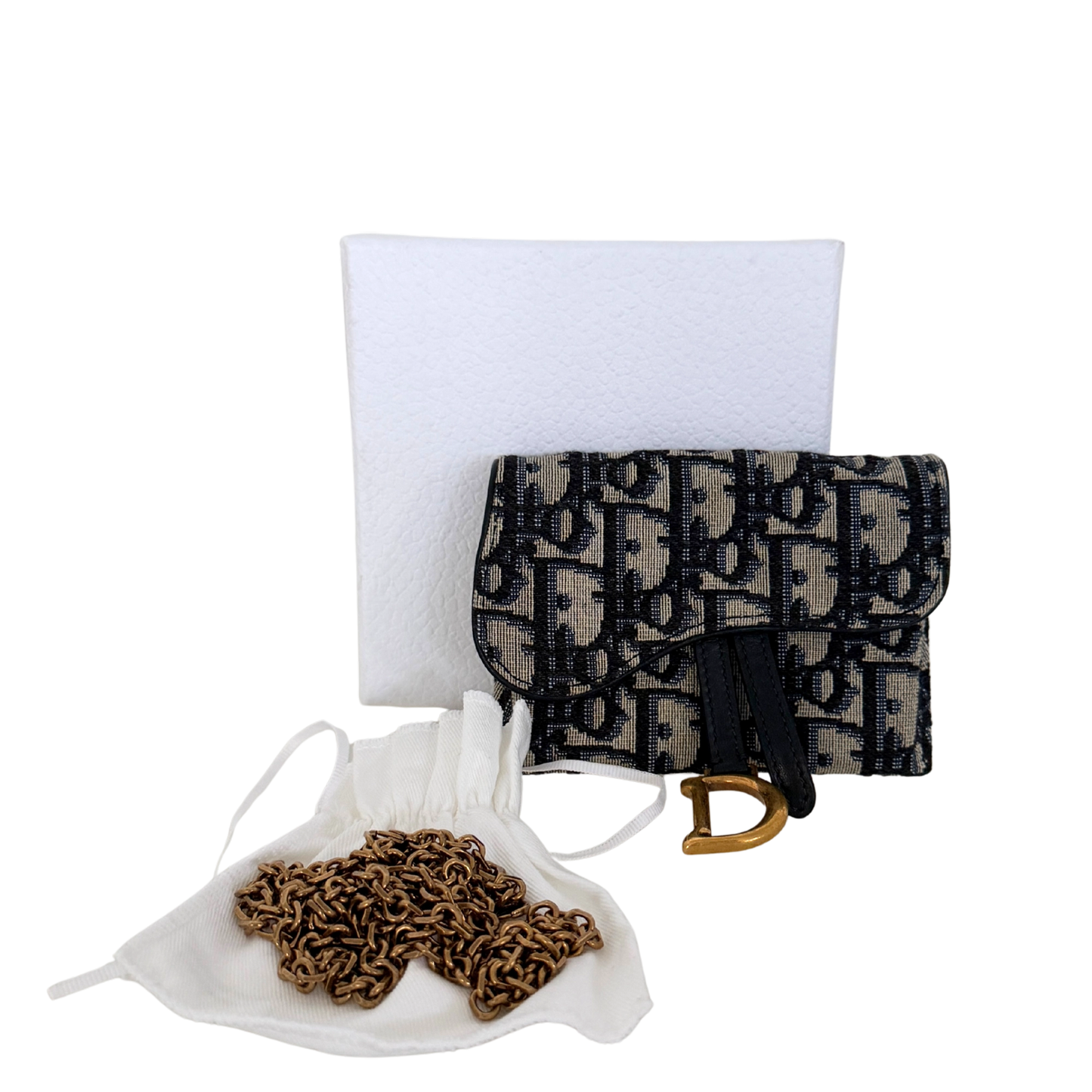 Christian Dior Nano Saddle Crossybody Belt Pochette Oblique / sehr gut Dior