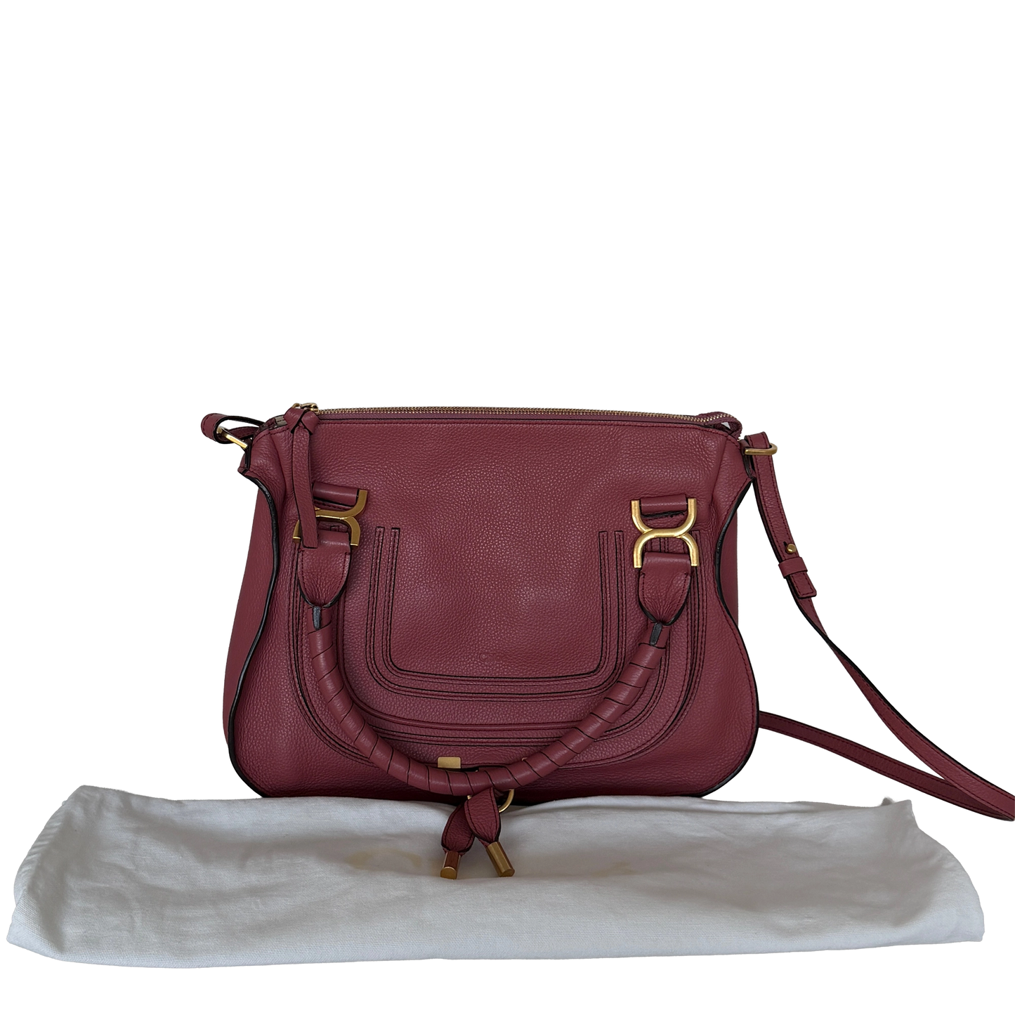 Chloé Marcie Medium Leder Faded Rose / neuwertig Chloé