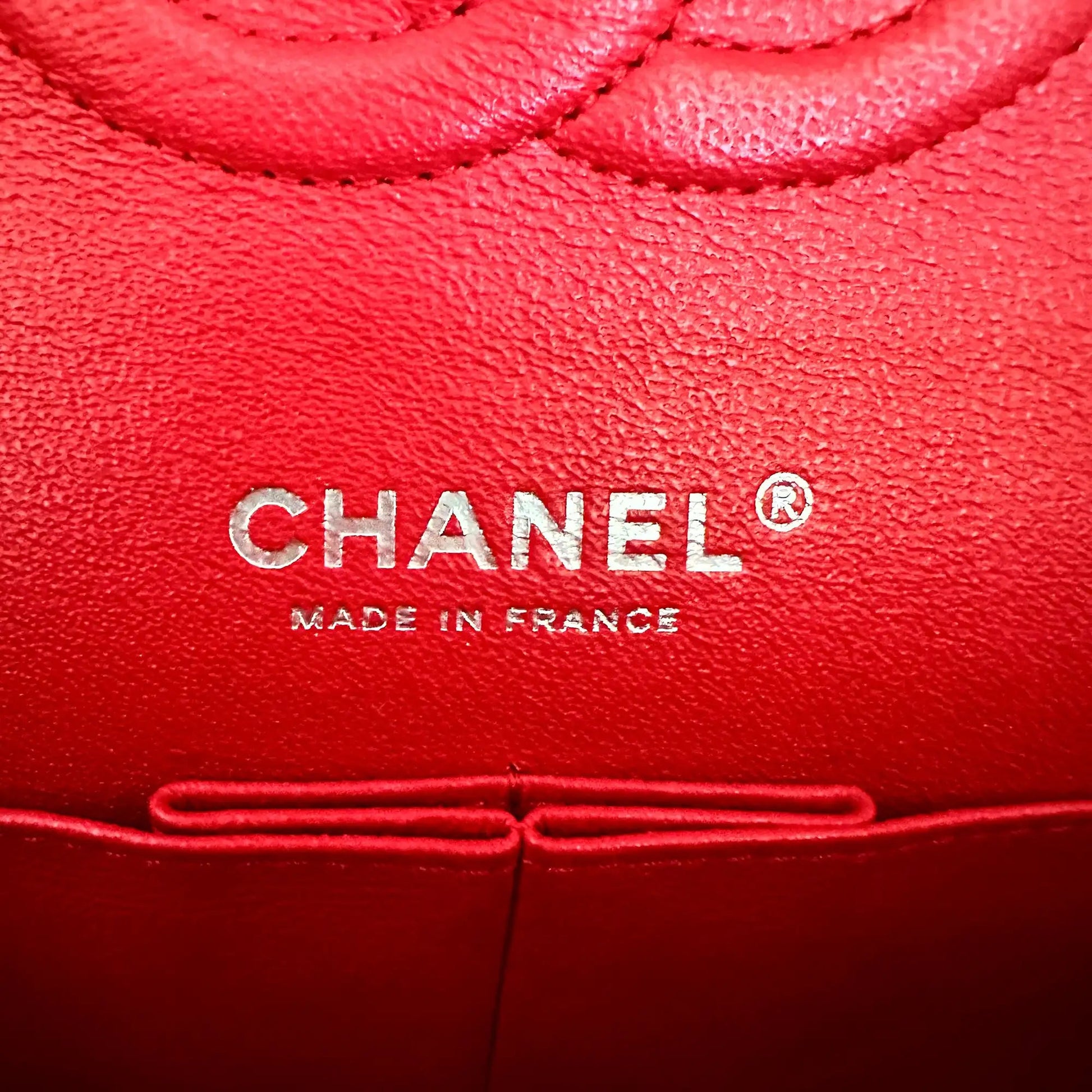 Chanel Medium Bicolor Quilted Patent Calfskin Double Flap Bag / neuwertig Chanel