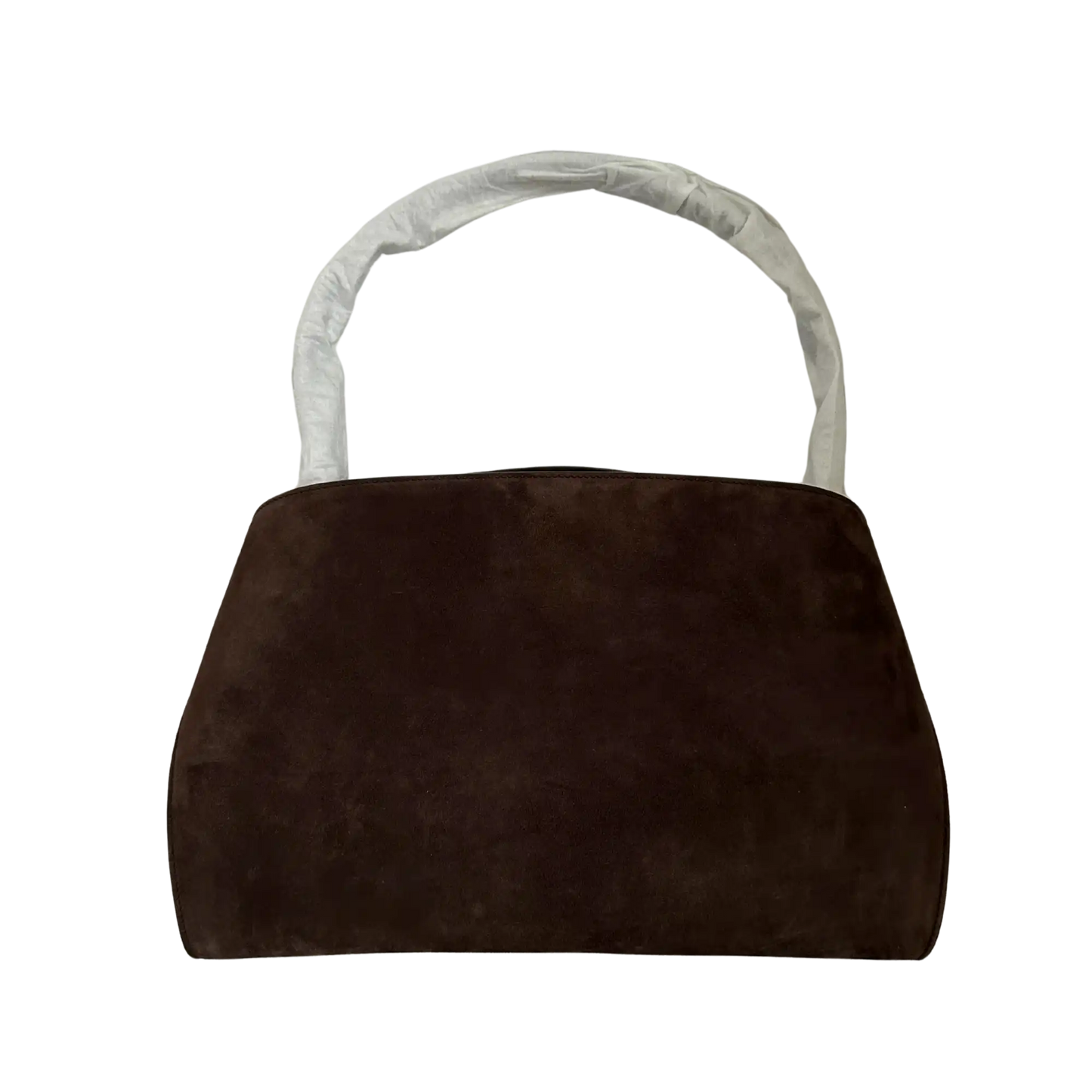 Ferragamo Hug mittelgroße Tote aus Veloursleder braun / ungetragen Salvatore Ferragamo