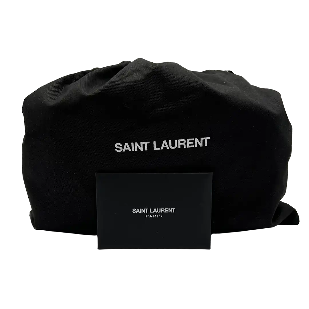 Saint Laurent Mini Lou schwarz gold Staubbeutel