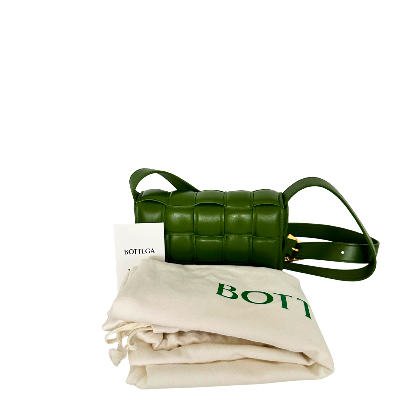 Bottega Veneta Padded Cassette Small Avocado / ungetragen Bottega Veneta