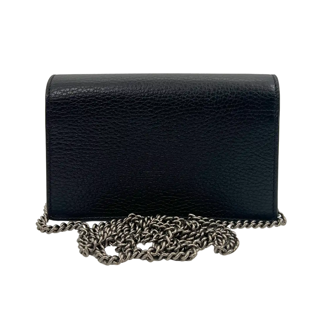 Gucci Dionysus Super Mini Schwarz Leder / neuwertig Gucci