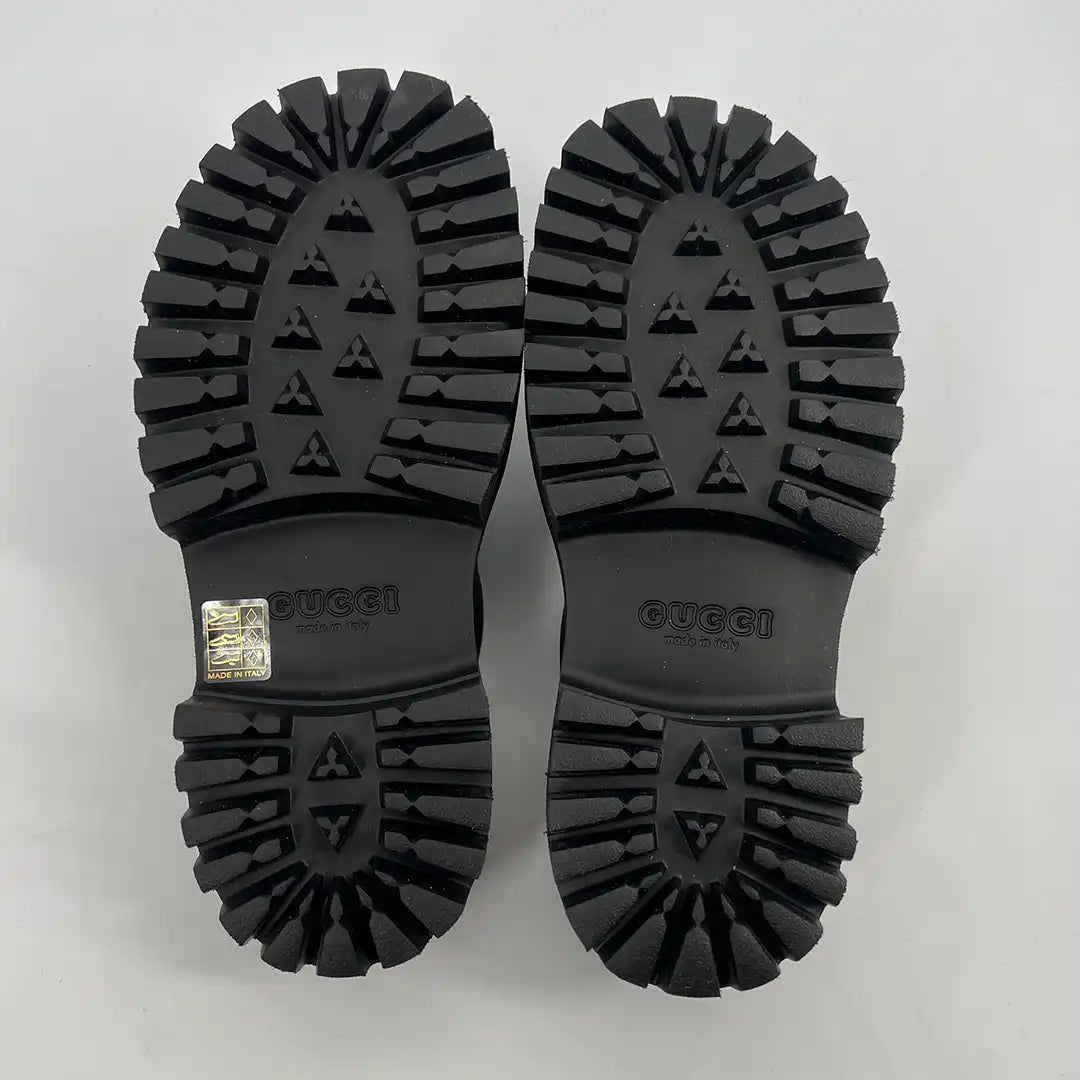 Gucci Elea Plateau Mules aus perforiertem Gummi / ungetragen Gucci