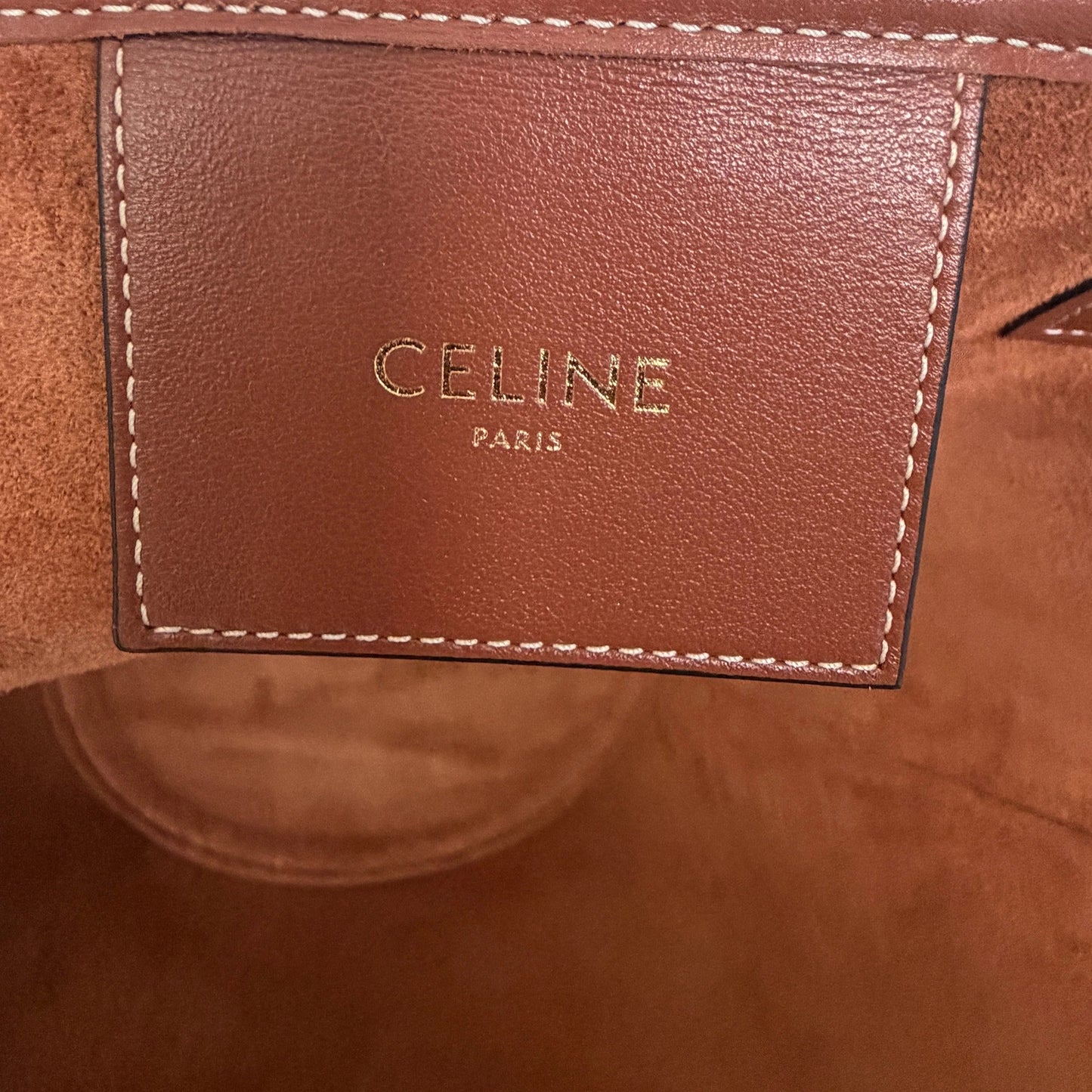 CELINE Couffin Cuir Triomphe Shopper Leder / sehr gut CELINE