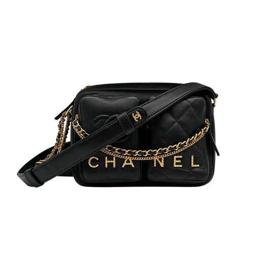 Chanel 2022 Small Camera Bag Cruise Line Lammleder Fullset / neu Chanel