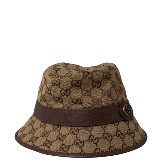 Gucci beige GG Canvas Hut Größe S 57cm / neuwertig Gucci