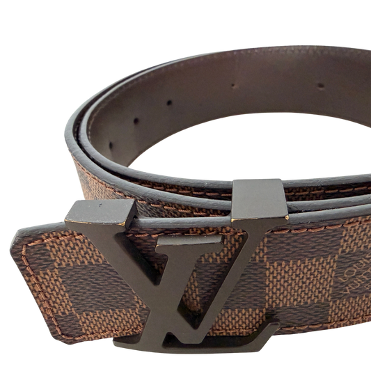 Louis Vuitton Damier Ebene LV Initiales Belt 85cm / sehr gut Louis Vuitton
