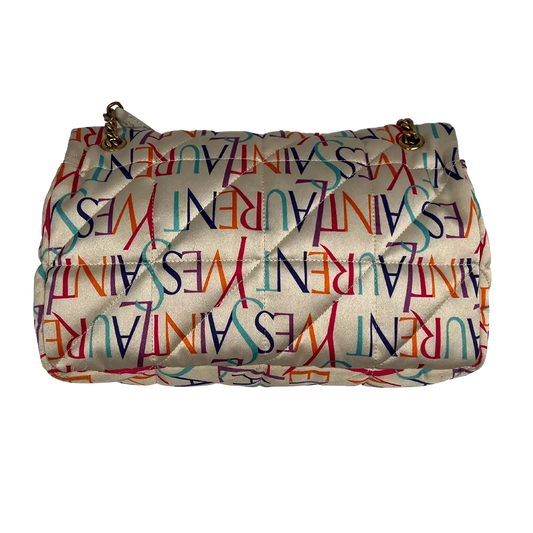 Saint Laurent Jamie Chain Bag Carre Rive Gauche printed Silk / Sehr gut Saint Laurent