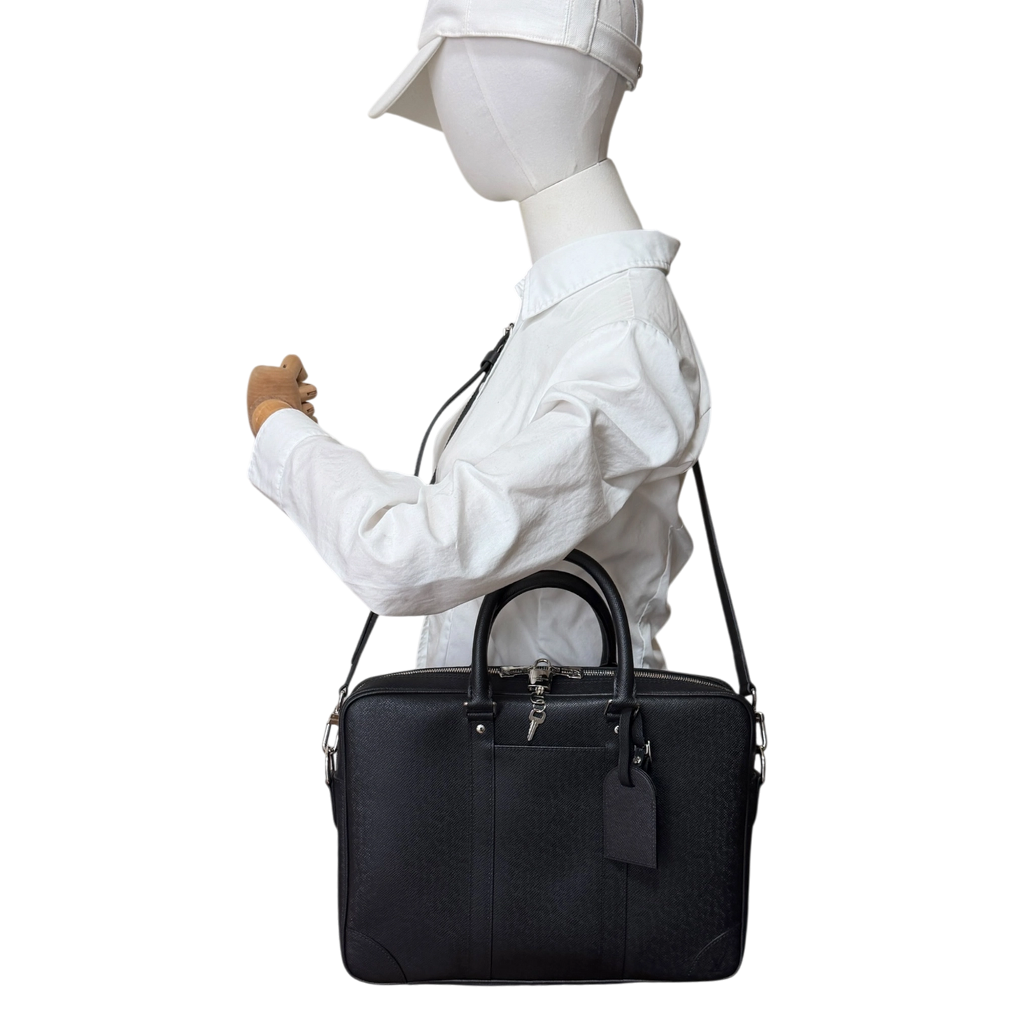 Louis Vuitton Porte-Documents Voyage PM Taiga Leder Fullset / neuwertig Louis Vuitton