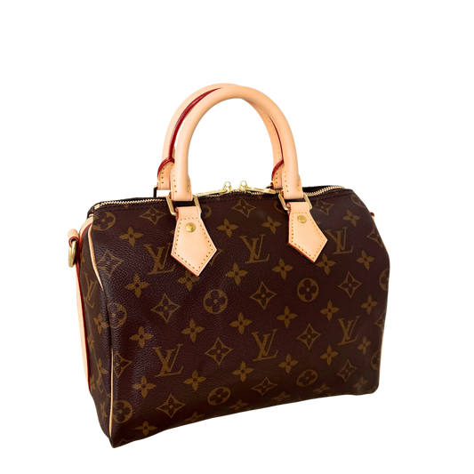 Louis Vuitton Speedy 25 Bandouliere M46977 Monogram Canvas Braun Fullset / neuwertig Louis Vuitton