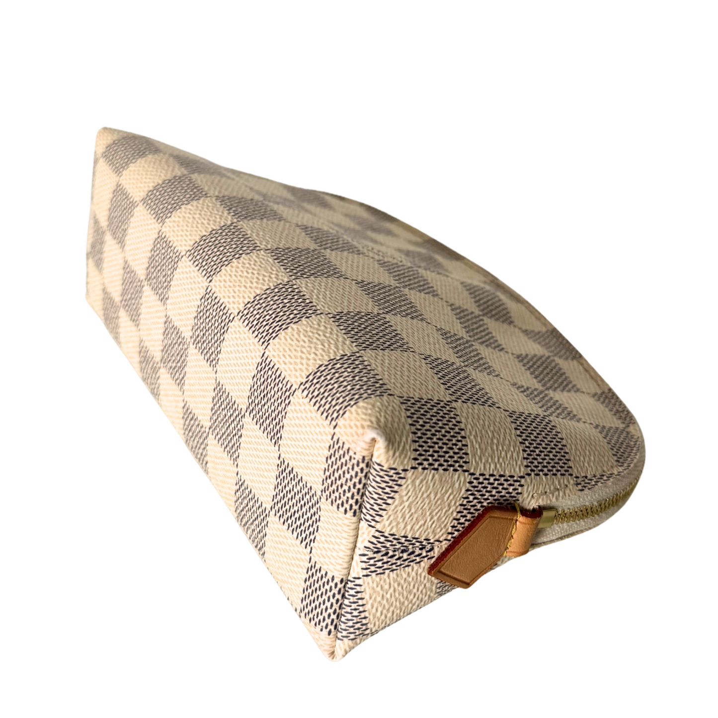 Louis Vuitton Cosmetic Pouch PM Damier Azur N60024 Beige / sehr gut Louis Vuitton