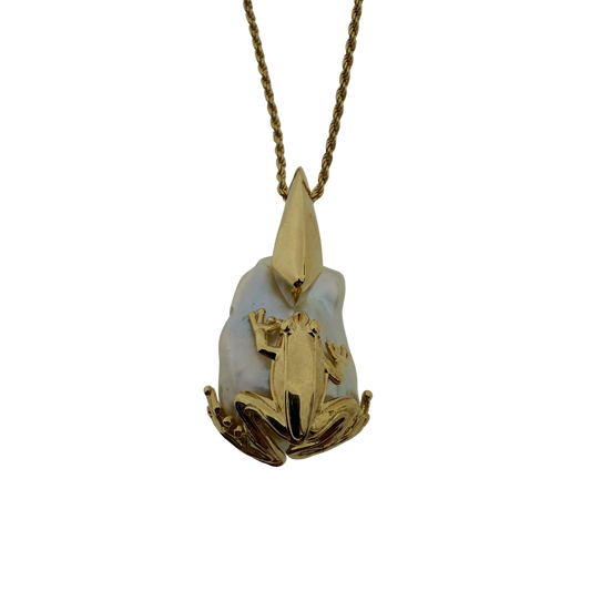 Bottega Veneta Rana Halskette Gold / neuwertig Bottega Veneta