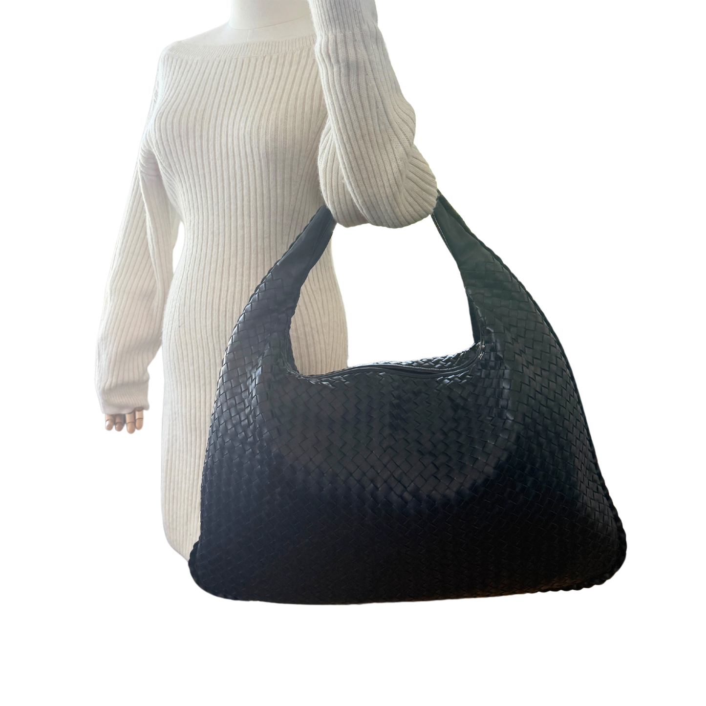 Bottega Veneta Hobo Tasche Large Schwarz / neuwertig Bottega Veneta