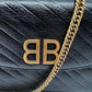 Balenciaga BB Chain Wallet schwarz / sehr gut Balenciaga