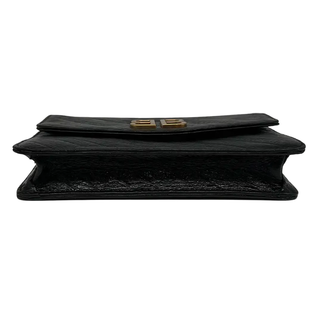 Balenciaga BB Chain Wallet schwarz / sehr gut Balenciaga