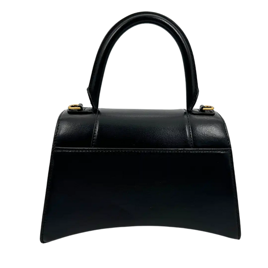 Balenciaga Hourglass S Small Bag Leder schwarz / sehr gut Balenciaga