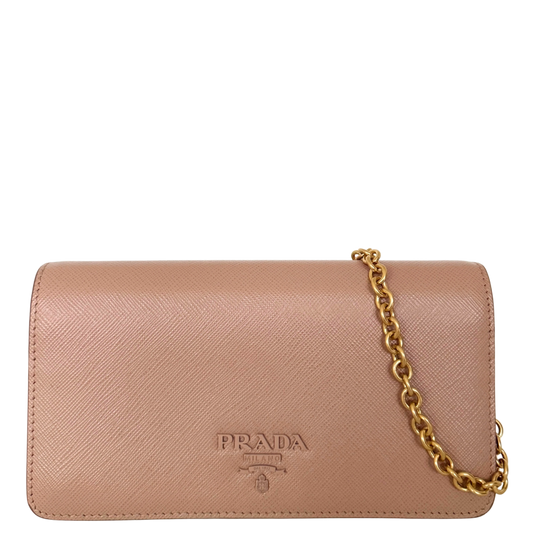 Prada Wallet on Chain Mini Bandoliera Cipria / neuwertig Prada