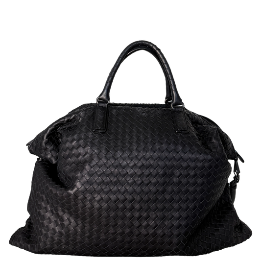 Bottega Veneta Intrecciato Circle Convertible Tasche Schwarz / neuwertig Bottega Veneta