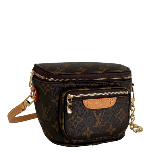 Louis Vuitton Mini Bauchtasche Monogram Canvas M82335 Braun / neuwertig Louis Vuitton