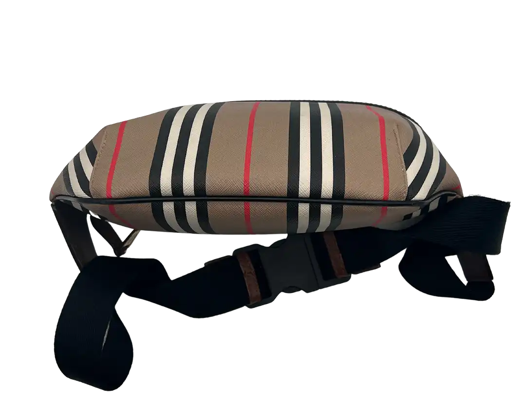 Burberry Icon Stripe Nova Check Sonny Gürteltasche / Sehr gut Burberry