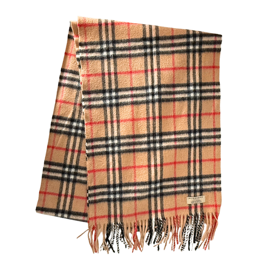 Burberry Classic Check Kaschmirschal Beige / neuwertig