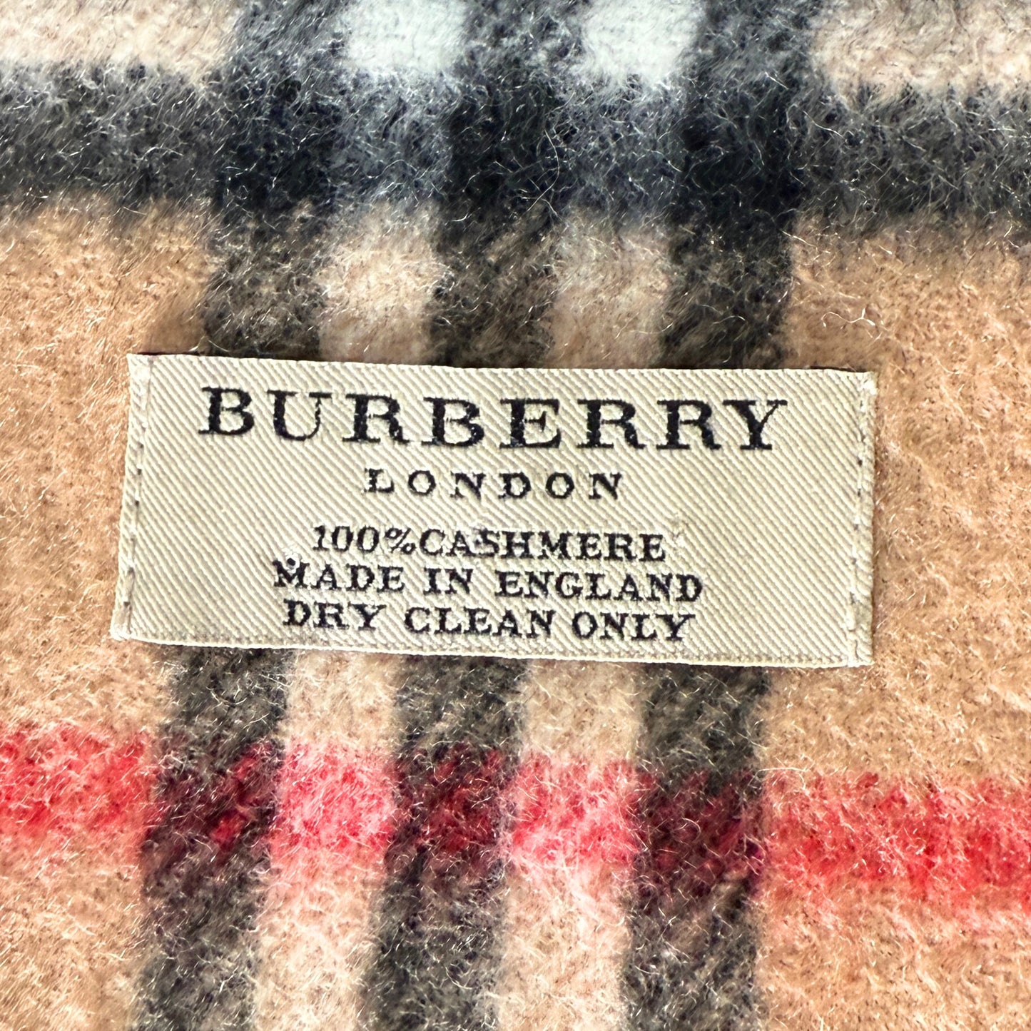 Burberry Classic Check Kaschmirschal Beige / neuwertig