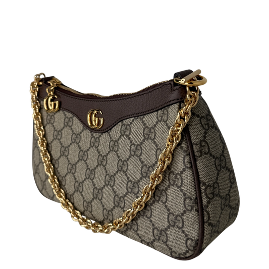Gucci kleine Ophidia Schultertasche aktuelle Kollektion / neuwertig Gucci
