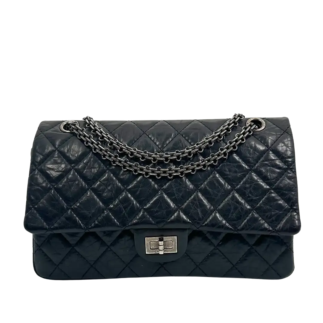 Chanel Reissue 226 Medium Double Flap Bag schwarz neuwertig