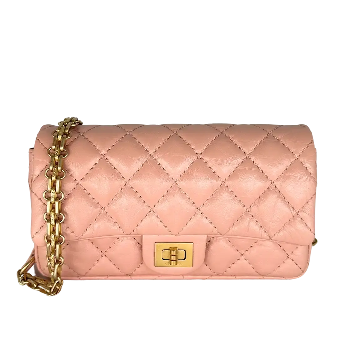 Chanel 2.55 Reissue Beltbag Rose goldene Hardware Fullset / sehr gut Chanel