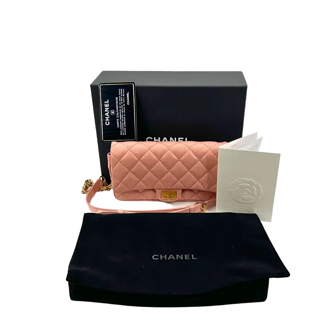 Chanel 2.55 Reissue Beltbag Rose goldene Hardware Fullset / sehr gut Chanel