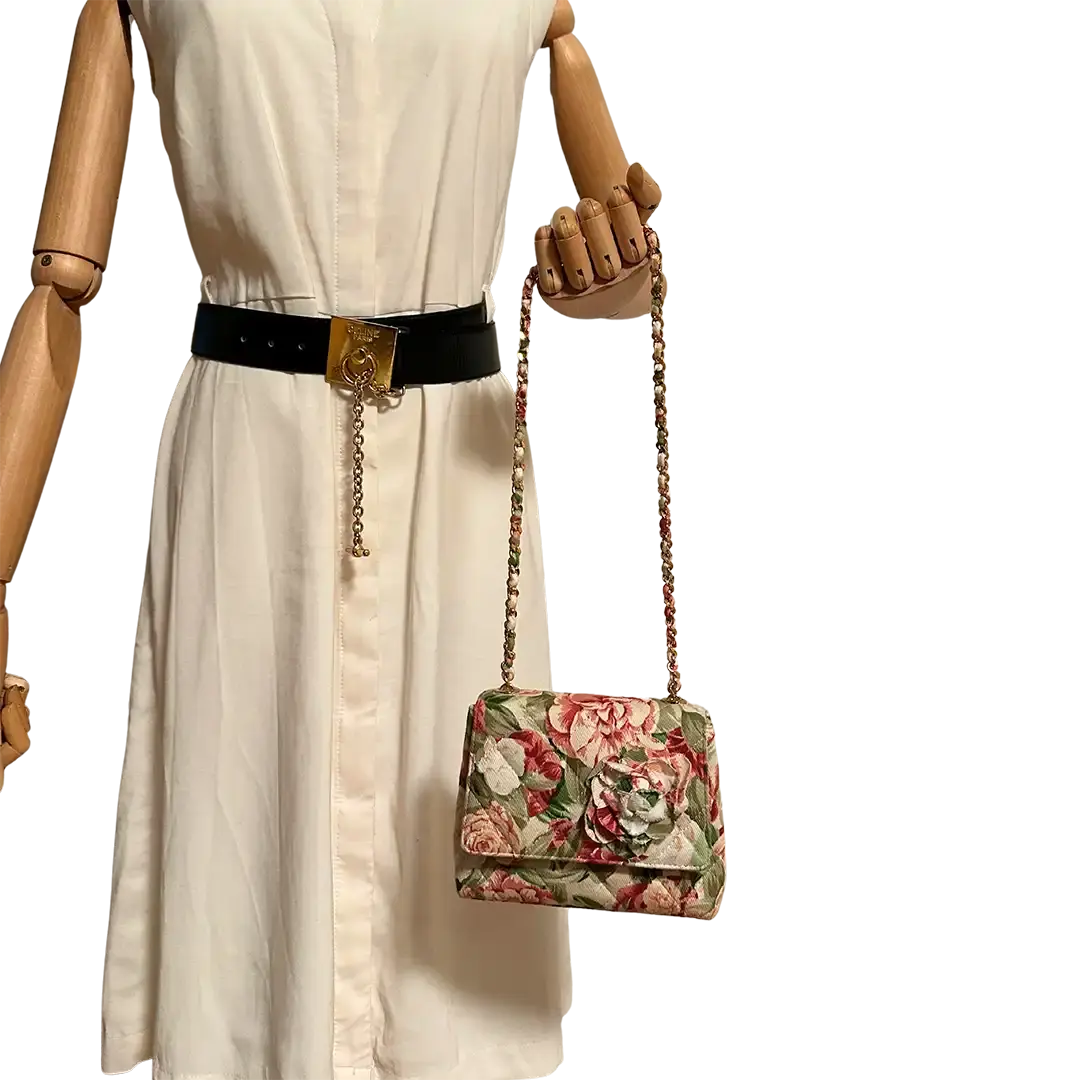 Chanel Camellia Mini Schultertasche Floral / sehr gut Chanel