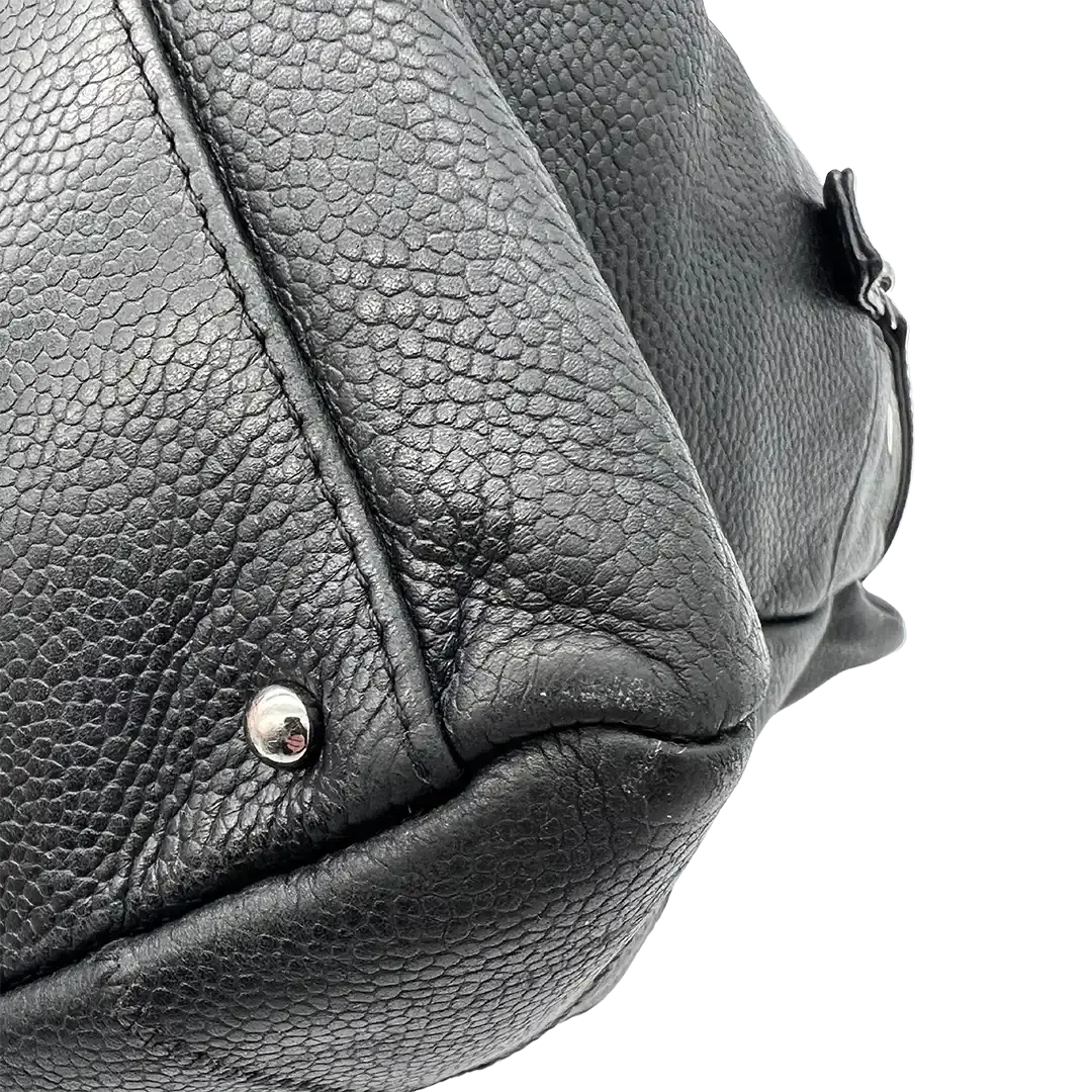 Chanel Chocolate Bar Tote Bag schwarz / gut Chanel