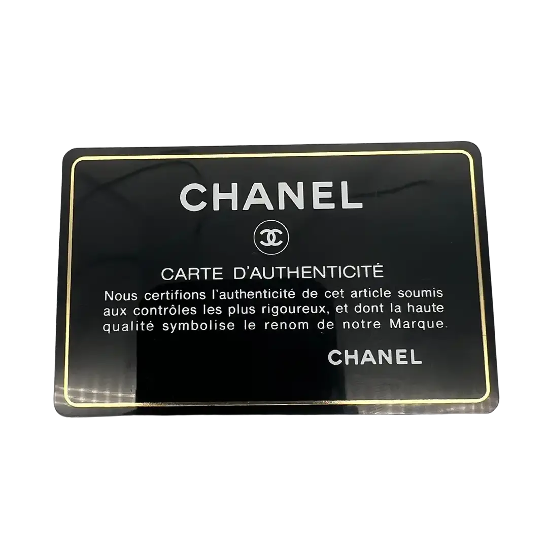 Chanel Clutch gestepptes Leder schwarz Arbeitstasche / sehr gut Chanel
